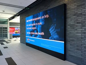 Sample Billy Bishop Toronto City Airport advertising board